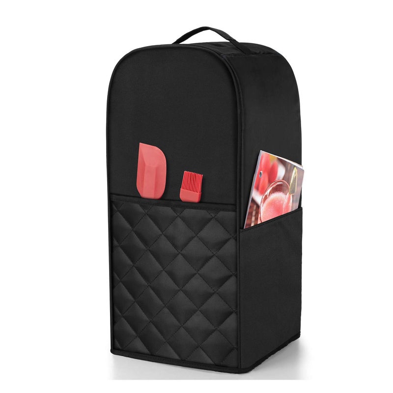 Luxja Blender Cover Compatible with Vitamix 64 oz. Low-Profile Blender, Black(quilted) - Image 3